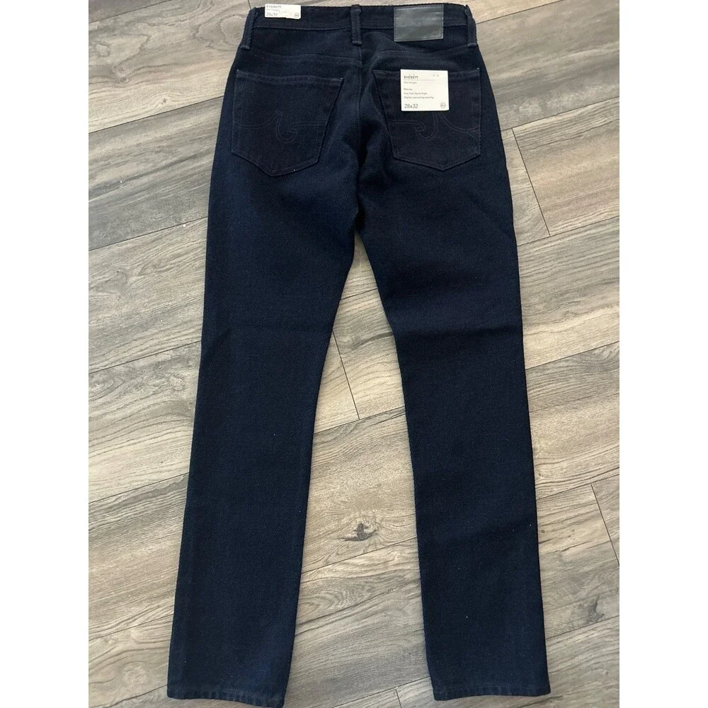AG Adriano Goldschmied Men’s NWT Everett Slim Straight Jeans size 28/32 NWT Dark